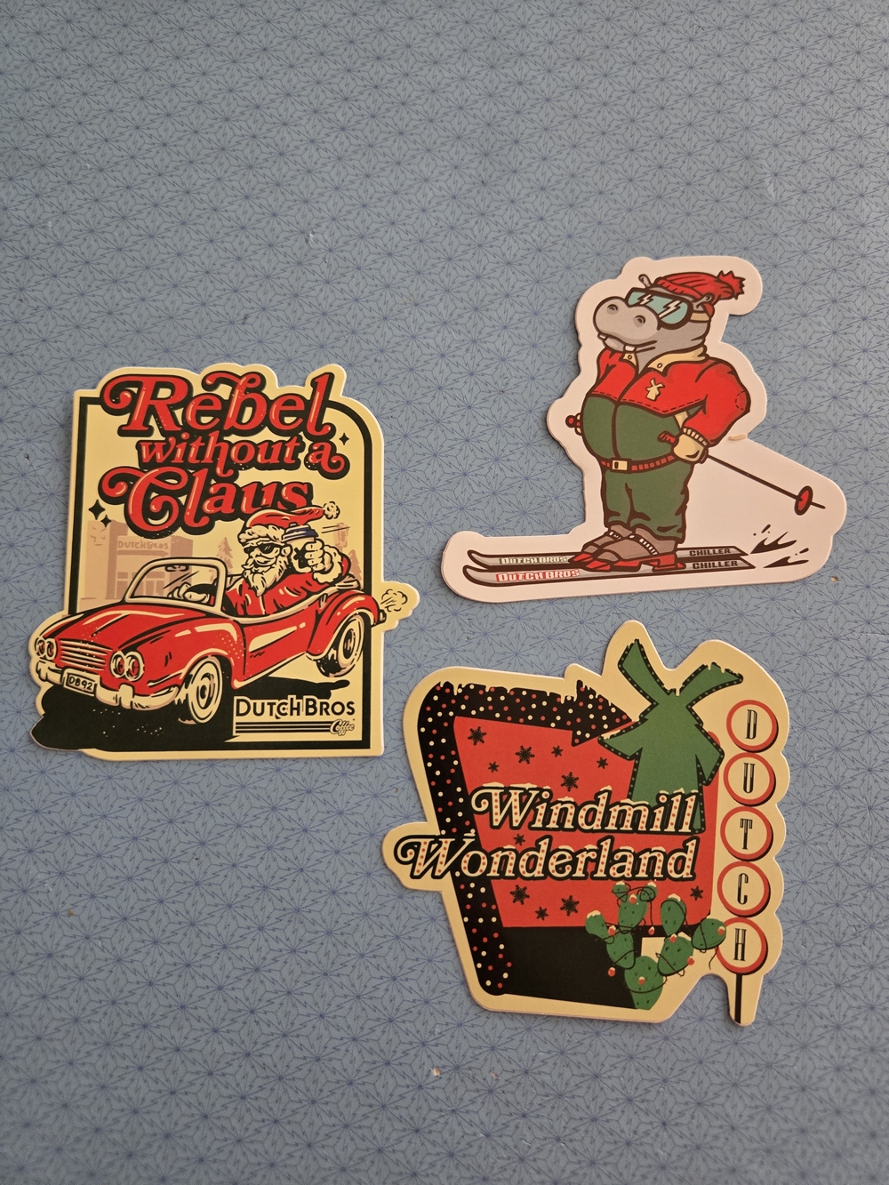 Dutch Bros Holiday Sticker Set
